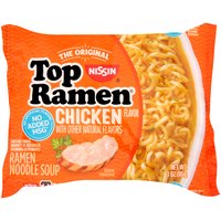 Nissin The Original Top Ramen Chicken Flavor Ramen Noodle Soup, 3 oz