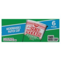 Nissin Cup Noodles The Original Spicy Jalapeno Chicken Flavor Ramen Noodle Soup, 2.25 oz, 6 count