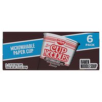 Nissin Cup Noodles The Original Spicy Birria Beef Flavor Ramen Noodle Soup, 2.25 oz, 6 count