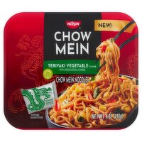 Nissin Teriyaki Vegetable Flavor Chow Mein Noodles, 4 oz, 4 Ounce