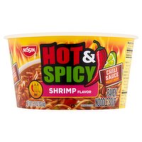 Nissin Hot & Spicy Shrimp Flavor Ramen Noodle Soup, 3.27 oz