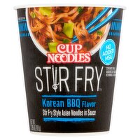 Nissin Cup Noodles Stir Fry Korean BBQ Flavor Noodles, 2.89 oz, 2.89 Ounce