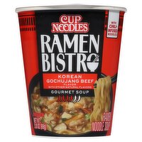 Cup Noodles Ramen Bistro Korean Gochujang Beef Gourmet Noodle Soup, 3.10 oz, 3.1 Ounce