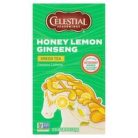 Celestial Seasonings® Honey Lemon Ginseng Green Tea Bags 20 ct Box, 20 Each