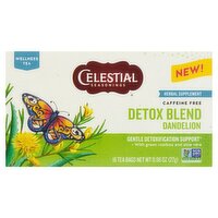 Celestial Seasonings Detox Blend Dandelion Herbal Supplement, 0.96 oz, 16 count
