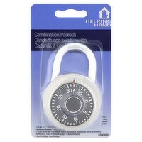 Helping Hand Combination Padlock, 1 count