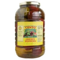 Cento Hot Whole Cherry Peppers, 128 fl oz