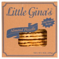 Little Gina's Almond Pizzelle, 9 oz