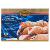 Bellino Hand Rolled Sicilian Style Cannoli Shells, 6 count, 3 oz