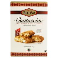 Bellino Crisp Almond Biscotti Cookies Cantuccini, 7 oz 