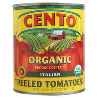 Cento Organic Italian Whole Peeled Tomatoes, 28 oz, 28 Ounce