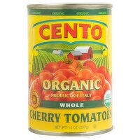 Cento Organic Whole Cherry Tomatoes in Juice, 14 oz