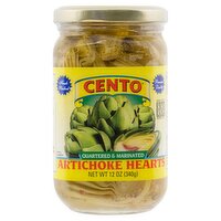 Cento Quartered & Marinated Artichoke Hearts, 12 oz, 12 Ounce