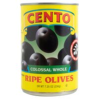 Cento Colossal Whole California Ripe Olives, 7.25 oz, 7.25 Fluid ounce