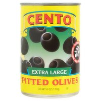 Cento Extra Large Ripe Pitted Olives, 6 oz, 6 Ounce