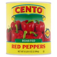 Cento Roasted Red Peppers, 6 lb 6 oz