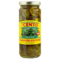 CENTO Hot Sliced Jalapeño Peppers, 12 fl oz