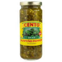 Cento Hot Diced Jalapeño Peppers, 12 fl oz, 12 Fluid ounce