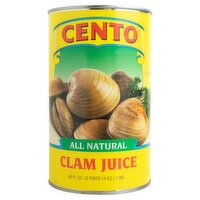 CENTO All Natural Clam Juice, 46 fl oz