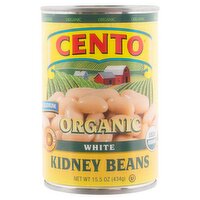 Cento Organic White Kidney Beans, 15.5 oz