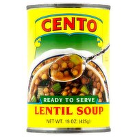 Cento Lentil Soup, 15 oz, 15 Ounce