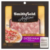 Smithfield Anytime Favorites Diced Ham, 8 oz