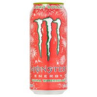 Monster Energy Zero Sugar Ultra Watermelon Energy Drink, 16 fl oz