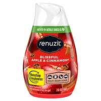 Renuzit Blissful Apple & Cinnamon Gel Air Freshener, 7.0 oz, 7 Ounce