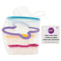 Wilton Grippy Cookie Cutters, 4 count