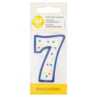 Wilton 7 Birthday Candle