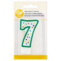 Wilton 7 Birthday Candle