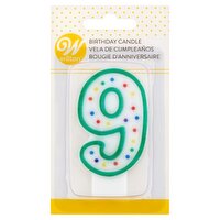 Wilton 9 Birthday Candle