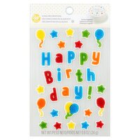 Wilton Happy Birthday! Icing Decorations, 0.8 oz