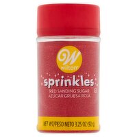 Wilton Red Sanding Sugar Sprinkles, 3.25 oz