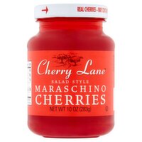 Cherry Lane Salad Style Maraschino Cherries, 10 oz, 10 Ounce