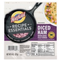 Hatfield Recipe Essentials Diced Ham, 8 oz