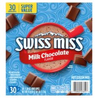 Swiss Miss Milk Chocolate Hot Cocoa Mix Super Value Pack, 1.38 oz, 30 count