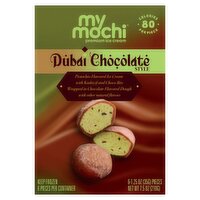 My Mochi Dubai Chocolate Style Premium Ice Cream, 1.25 oz, 6 count