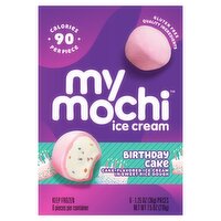 My Mochi Birthday Cake Ice Cream, 1.25 oz, 6 count