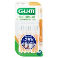 Sunstar GUM Proxabrush Go-Betweens Ultra Tight Cleaners, 10 count