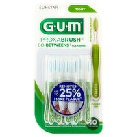 Sunstar G-U-M Tight Proxabrush Go-Betweens Cleaners, 10 count, 10 Each