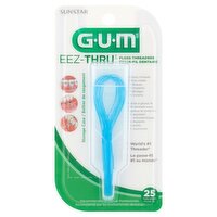 Sunstar G.U.M Eez-Thru Floss Threaders, 25 count