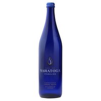 Saratoga, Sparkling Spring Water, 28 Fl Oz, Glass Bottle