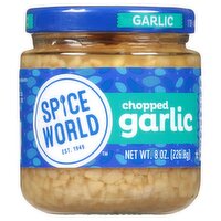 Spice World Chopped Garlic, 8 oz