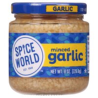 Spice World Minced Garlic, 8 oz