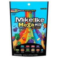 Mike and Ike Mega Mix 10 Flavors Assorted Candies,10.0 oz