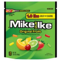 Mike and Ike Original Fruits Chewy Assorted Fruit Flavored Candy, 28.8 oz, 28.8 Ounce