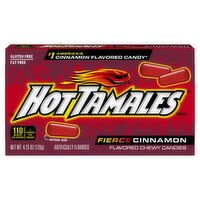 Hot Tamales Fierce Cinnamon Flavored Chewy Candies, 4.25 oz