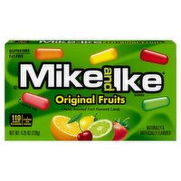 Mike and Ike Original Fruits Chewy Assorted Fruit Flavored Candy, 4.25 oz, 4.25 Ounce