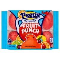 Peeps Fruit Punch Flavored Marshmallow Chicks, 10 count, 3 oz